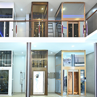 Lift Rumah Hemat Ruang untuk 4 Lantai, Sistem Lift Pintar untuk Hunian, Lift untuk 4 Lantai untuk Villa