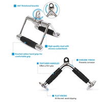 Harbour haute qualité nouvelle arrivée Triceps Corde LAT Pull Down Bar V Bar avec Rotation
