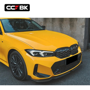 Para <span class=keywords><strong>BMW</strong></span> G20 G21 M Sport LCI 325i 330i 340i <span class=keywords><strong>2023</strong></span>-2026, alerón delantero de fibra de carbono seca estilo MP, divisor de labio inferior 511195A4B369 - Product Image 5