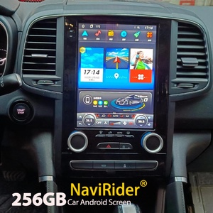 Pour <span class=keywords><strong>Renault</strong></span> Koleos Samsung SM6 Talisman <span class=keywords><strong>Megane</strong></span> 4 2017-2019 Tesla 8+128G Android 13 Autoradio Lecteur GPS Navigation 4G Lte Wifi - Product Image 1