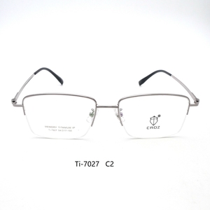 กรอบแว่นตาโลหะ Ti-7027 น้ำหนักเบา ทนทาน ทันสมัย ดีไซน์ยืดหยุ่นเพื่อความสบาย - Product Image 2