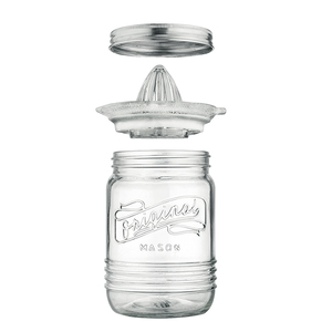 Prelyn 1L 2-trong-1 ép lưu trữ Glass <span class=keywords><strong>Mason</strong></span> <span class=keywords><strong>Jar</strong></span> citrus Máy ép trái cây nắp rõ ràng Glass bóp tươi con dấu cho thực phẩm lưu trữ container - Product Image 1