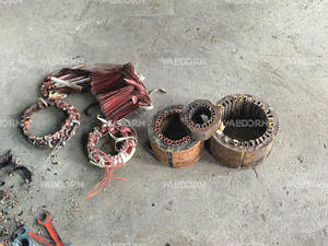 Ligne de traitement de moteurs à ferraille à haut rendement Équipement de recyclage de stator électrique avec mécanisme de retrait automatique du fil de cuivre - Product Image 2