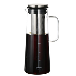 Jarra de café frío de acero inoxidable de gran capacidad al por mayor con diseño de goteo de <span class=keywords><strong>hielo</strong></span> para compartir café en el hogar - Product Image 5