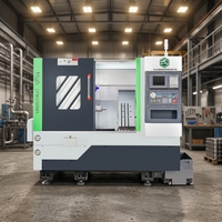 Tour CNC à banc incliné CK46B de qualité supérieure, homologué ISO CE, avec base intégrale en fonte ultra-stable pour composants métalliques de précision