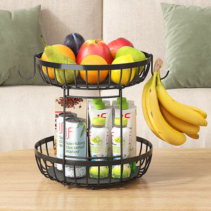 Mesa de Centro de Metal Moderna de Alta Gama para Sala de Estar, Estante de Almacenamiento Multicapa Desmontable y Extraíble, Plato para Frutas - Product Image 3