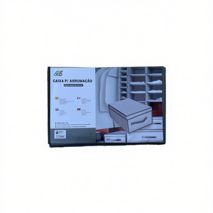 กล่องเก็บของเอ็มเอ็นเจ 45x30x20 ซม. พร้อมฝาปิดสำหรับจัดระเบียบบ้านและสำนักงาน - Product Image 2