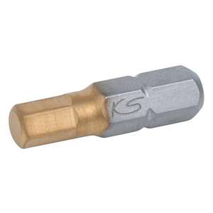 KS TOOLS - 911.3667 1/4 ''TIN Bit hexagone, 25mm - EAN 4042146554029 INSERTS POUR EMBOUTS DE VISSAGE - Product Image 1