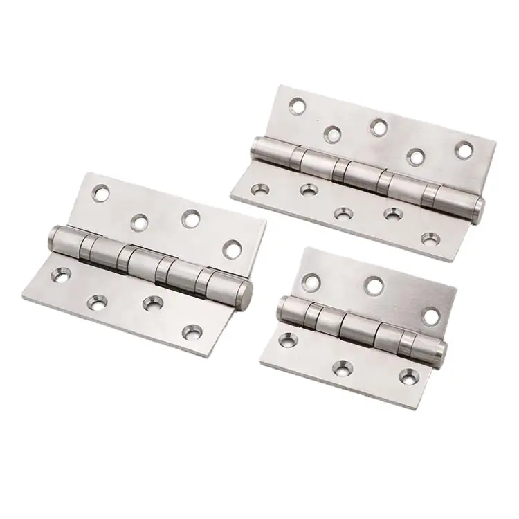 furniture 304 Stainless Steel iron metal square corner spring butt pivot door hinge