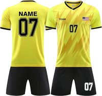 Ensemble de vêtements de football personnalisables à séchage rapide, uniforme unisexe respirant, maillots de football avec logo par sublimation, maillot d'équipe personnalisé 2026