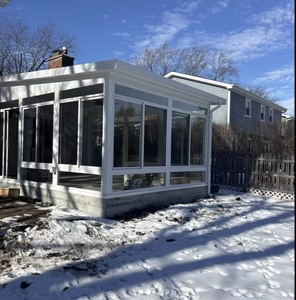 Nuoxin Véranda Moderne en Aluminium, Jardin d'Hiver, Double Vitrage Trempé Low-E, 6063-T6, à Rupture de Pont Thermique, Étanche, Isolation Thermique, Villa - Product Image 2