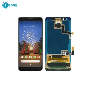 AMOLED สำหรับ Google Pixel 3 XL 3A จอแสดงผล LCD ชุดประกอบดิจิไทเซอร์หน้าจอสัมผัสสำหรับ Google Pixel 3 3XL LCD