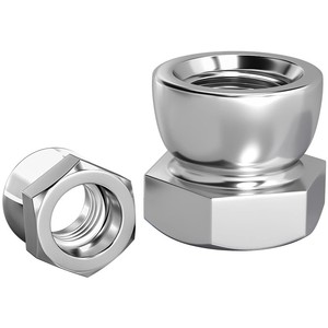 Tianzhuo Hardware Torque Proof Anti Theft Nut M6 M8 M10 Mushroom Head 304 Stainless Steel Bright Finish National Standard - Product Image 1