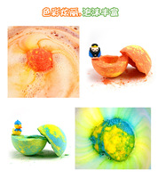 Coffret Cadeau Amusant et Économique pour Noël, Halloween et Thanksgiving – Bombes de Douche Effervescentes Colorées, Véganes et Naturelles pour Enfants avec Jouets à l'Intérieur