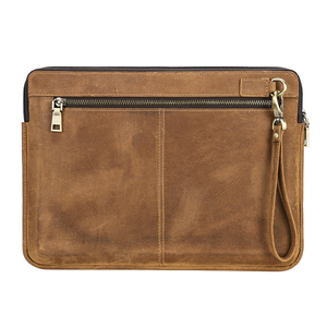 Funda Protectora de Piel Genuina para Laptop Apple, Portátil, de Viaje, con Interior Impermeable de Piel de Vaca, para el Nuevo MacBook Pro 14, Venta al Por Mayor - Product Image 1