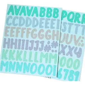 Wholesale Letter Stickers Rainbow Alphabet Removable Stickers for Scrapbooking Decoration