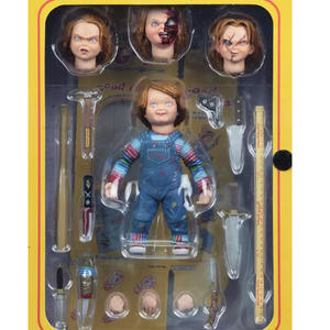 NECA Figura de Acción Ultimate Chucky Good Guys El Regreso del Muñeco Diabólico Modelo con Rostro Intercambiable Juguetes - Product Image 4