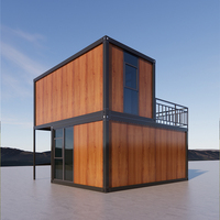 DXH Suppliers Maisons mobiles préfabriquées personnalisées pour l'extérieur, 1, 2 ou 3 étages, 500 pieds carrés, maisons modulaires préfabriquées, mini-maisons conteneurs pour les États-Unis
