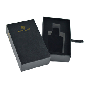 Boîte à tiroirs coulissants longs en noir et beige, style Oud <span class=keywords><strong>Pizza</strong></span> Slice, avec tiroir cylindrique coulissant en relief, boîte cadeau - Product Image 4