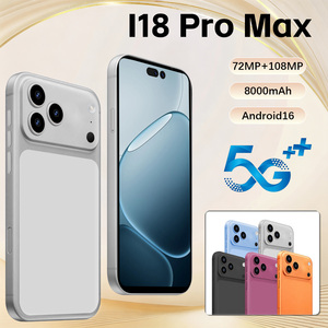 I18 Pro Max 3PCS Screen Prot. Bundle Smartphone 7.3" 120Hz OLED HD Android 16 16GB 1TB 108MP 8800mAh MTK Dimensity 5G Dual SIM - Product Image 4