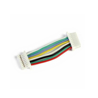موصلات مايكرو JST 1.0 مم SH 2-7Pin من النايلون/PVC، محول إلكتروني، غلاف موصل ذكر وأنثى