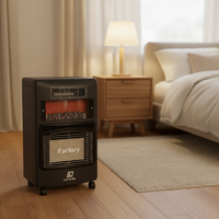 Chauffage rapide au gaz, chauffage au propane d'intérieur, chauffage infrarouge, installation facile, chauffage au gaz portable, utilisation familiale en hiver