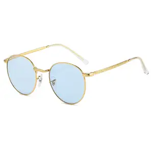 High Quality Polarized Sunglasses Metal Round Frame Sunglasses For Men And Women Unisex Retro