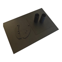 Plaque en fibre de carbone 3K personnalisée, épaisseur 1 mm, 2 mm, 3 mm, finition brillante ou mate, feuille CFRP, usinage CNC pour accessoires de modèles d'avions et de drones RC