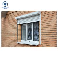 Ventanas Corredizas de Acero Prima, Personalizadas, Impermeables, Acabado en Fibra de Vidrio para Apartamentos, Persianas Enrollables Automáticas de Seguridad para Patio