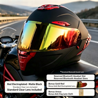 Casque de moto en fibre de carbone de haute qualité OEM/ODM, certifié DOT, à visière relevable, double visière, pour la sécurité en moto