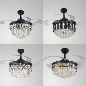 Ventilador de techo moderno escalable con luz LED con control remoto regulable de 6 velocidades para dormitorio y comedor - Product Image 6