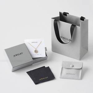 Tùy Chỉnh Bán Buôn Đồ Trang Sức Giấy Tông Nhẫn Trang Sức Ngăn Kéo Hộp Túi Với Logo In Vòng Cổ Bao Bì Hộp Đồ Trang Sức - Product Image 3