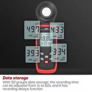 HEDAO TA8121 dijital 3 1/2 basamak LCD ekran Lux metre veri kaydedici Lux/fc luminometre fotometre - Product Image 3