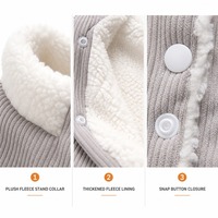 Gilet en polaire pour chien, vêtements chauds et épais doublés pour animaux de compagnie, vêtements pour Bichon Frise, Corgi, chat, automne-hiver