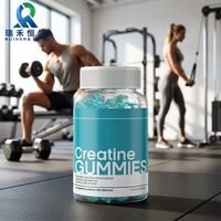 Gummies de créatine monohydrate à marque privée personnalisée – Soutient l'énergie pendant l'entraînement – Complément nutritionnel sportif