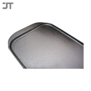 Utensilios de Cocina Clásicos para el Hogar y el Jardín, Sartenes Antiadherentes Precuradas de Hierro Fundido, Plancha Plana para Acampar - Product Image 2