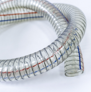 <span class=keywords><strong>2</strong></span>英寸4毫米透明PVC钢丝软管透明塑料钢丝增强软管工厂供应 - Product Image 2