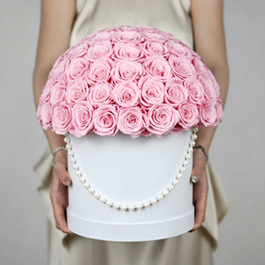 Décoration intérieure pour la maison, fleurs, <span class=keywords><strong>bouquet</strong></span> <span class=keywords><strong>de</strong></span> <span class=keywords><strong>pivoines</strong></span>, Saint-Valentin, fête des mères, remise <span class=keywords><strong>de</strong></span> diplôme, Pâques, coffret cadeau, roses éternelles préservées - Product Image 3