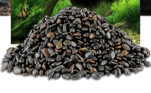 Gaya Modern kuning dipoles batu sungai kerikil keramik ramah lingkungan tangki ikan lanskap untuk akuarium 220v - Product Image 2