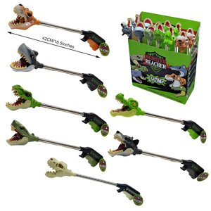 Jouet de préhension de dinosaure à grande bouche, modèle animal en plastique, outil de préhension pour enfants, pince à bras mécanique, unisexe - Product Image 1