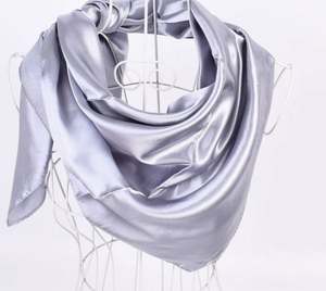 Nueva bufanda larga de Otoño de poliéster de color sólido al por mayor Hijab de mujer - Product Image 4