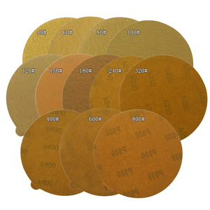Disques de papier abrasif en oxyde d'aluminium ronds de 150 mm de qualité supérieure PEXMIENTAS avec dos adhésif, rouleau de papier abrasif, disques de ponçage PSA - Product Image 4