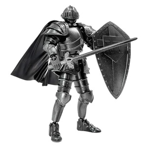 Figura de acción de plástico con cuerpo totalmente articulado, modelo de caballero medieval con armadura, bloques de construcción ensamblados, juguete decorativo Star Diga - Product Image 5