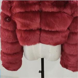 Cappotto Invernale di Alta Qualità per Donne, Giacca <span class=keywords><strong>Corta</strong></span> in Finta <span class=keywords><strong>Pelliccia</strong></span> di Volpe, Moda Autunno-Inverno per Ragazze - Product Image 6