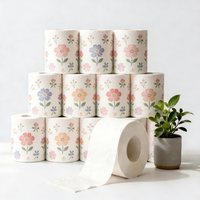 Rouleau de papier toilette personnalisé avec logo, échantillon gratuit, en pâte de bois vierge, doux, écologique, haute qualité, 13,5 g x 3 plis, 105 mm de hauteur, faible grammage