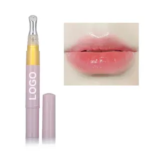 Eigenmarke veganes organisches Vitamin C Lippensorgung für trockene Lippen Honig Lippenölbehandlung