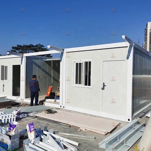 Hai Câu Chuyện Container Xây Dựng Văn Phòng Đúc Sẵn Xây Dựng Khách Sạn Maison Prefabrique <span class=keywords><strong>Prefab</strong></span> Nhà Ở Puerto Rico - Product Image 5