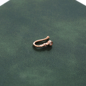 Charme à la mode sans Piercing cuivre incrusté Zircon pince-nez en forme de U faux anneau de nez femme pas de Piercing <span class=keywords><strong>beaux</strong></span> <span class=keywords><strong>bijoux</strong></span> de Piercing - Product Image 3
