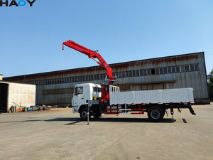 Grúa Hidráulica Articulada Montada en Camión de 12 Toneladas, Elevador de Construcción, Pequeña Grúa en Venta - Product Image 2