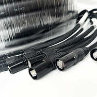 ST OEM Hochwertiger 8-Kanal CAT6 SF/UTP geschirmter RJ45 Ethernet Serpentine Kabel Kupfer gummi für Bildschirme im Freien